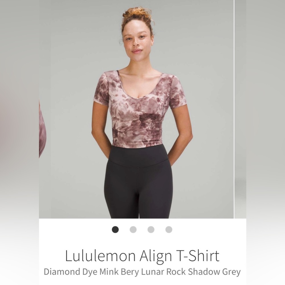 Lululemon Align T Cropped Sz 10 EUC